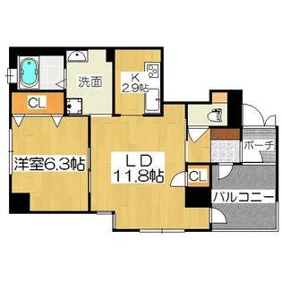 エテルノアレイア【4階】の間取り
