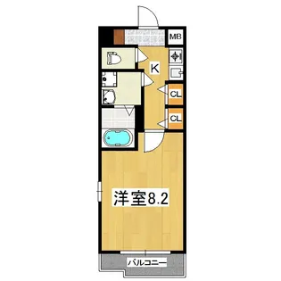 サムティ京都御池【1階】の間取り