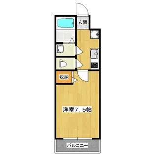 Mpi’s京都西院【4階】の間取り