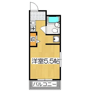 タワーズ五条【1階】の間取り