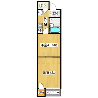 ANEX御所南(タウン85)【1階】の間取り