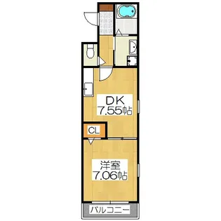 La・KIYAMIYASSO【2階】の間取り