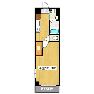 ボナール・レーブ【3階】の間取り