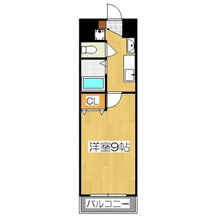 1Kの間取り画像
