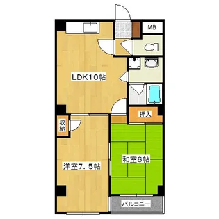 フォレステージ大宮【4階】の間取り