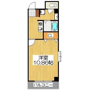 メディナ三条室町【6階】の間取り