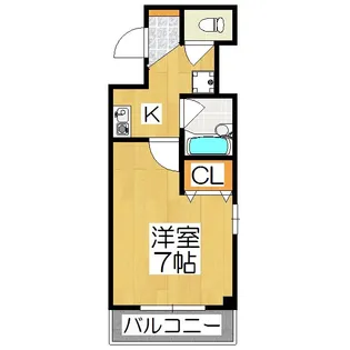 カーサ・ デ・古都【4階】の間取り