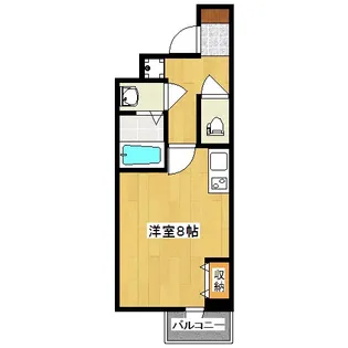 CASA FLUENTE【5階】の間取り