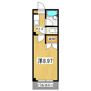 シティハウス夷川【5階】の間取り