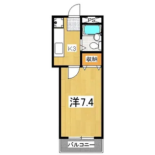 ドゥエル辻本【4階】の間取り