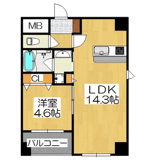 増田屋ビル【6階】の間取り