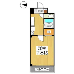 ジェルメ行伊【3階】の間取り