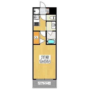 ARTISTA 円町ドゥーエ【2階】の間取り