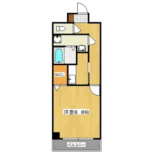 ビレイユ眞英西六角【2階】の間取り