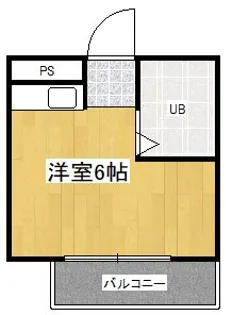 クイーンズコート郁【3階】の間取り