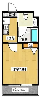 作思以度衣笠【1階】の間取り