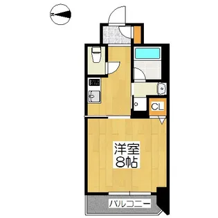 ジョイシティ二条城前【10階】の間取り