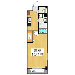 Westy Krasuma(ウエスティ烏丸)【3階】の間取り