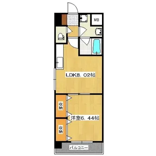 プラネシア星の子四条西洞院【10階】の間取り