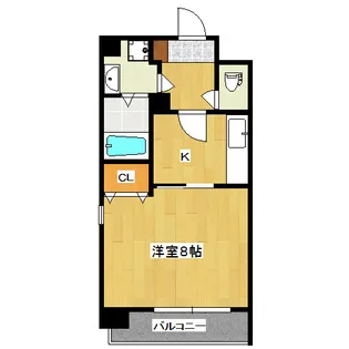 グラシアス【4階】の間取り