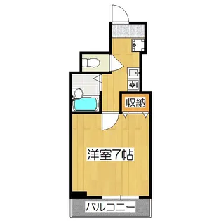 エリーフラッツ西洞院【4階】の間取り