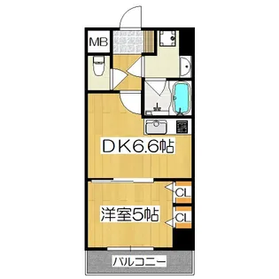 ベラジオ京都西院ウエストシティIII【2階】の間取り