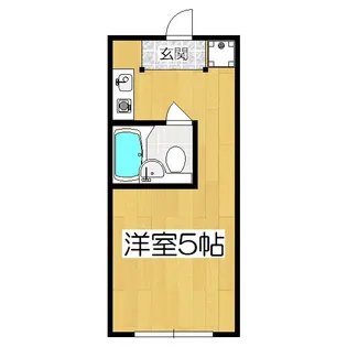 1Rの間取り画像