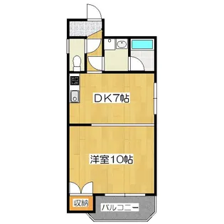 シャトー・クレール【2階】の間取り