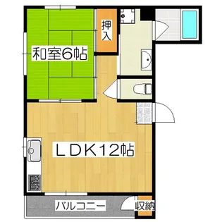 欧風館【8階】の間取り