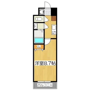 サンシティ烏丸高辻【9階】の間取り