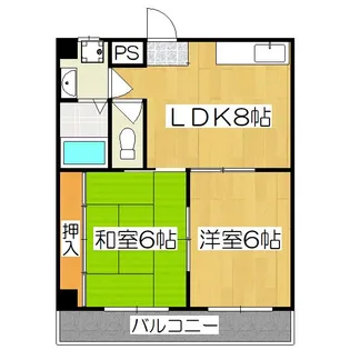 セノータ【4階】の間取り