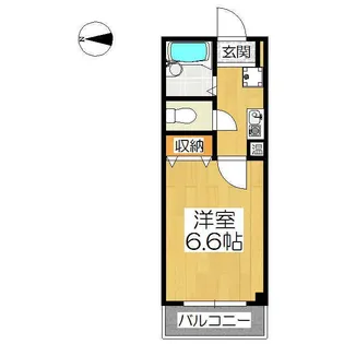 Amare亀乃子【3階】の間取り