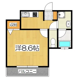 Sumika六角高倉【9階】の間取り