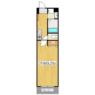 シェソワ東洞院【2階】の間取り