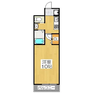 ブリリアンスITO【7階】の間取り