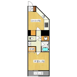 シュワルベ【3階】の間取り