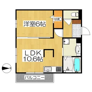 メゾン・ソネット二条新町【2階】の間取り