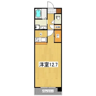サンロイヤル三条【6階】の間取り