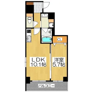 ベラジオ雅び四条通II【3階】の間取り