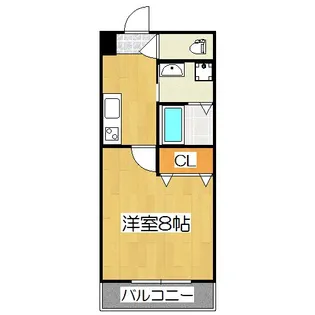 ZEN烏丸五条【3階】の間取り
