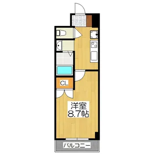 マインズ・コム四条大宮【5階】の間取り