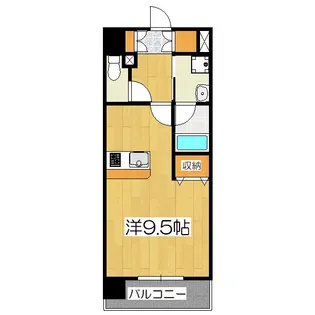 ベラジオ烏丸御池II【5階】の間取り