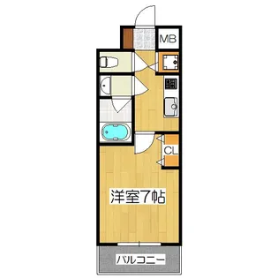 ベラジオ雅び西大路高辻【6階】の間取り