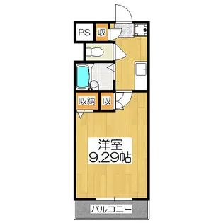 ベレヴュー鴨川【3階】の間取り