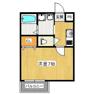 アークリード五条堀川【2階】の間取り