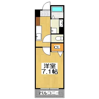 ノーブルコート万寿寺【1階】の間取り