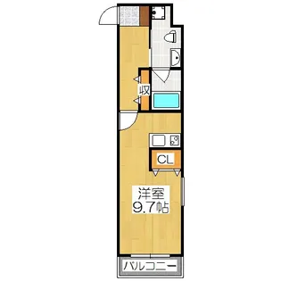 シカタオンズビルディング【6階】の間取り