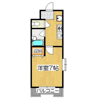 エクシード円町【2階】の間取り