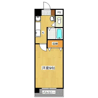 ハウスセゾン御所南【2階】の間取り