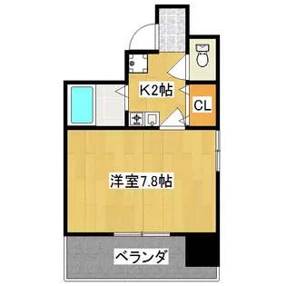 エステムコート京都烏丸【2階】の間取り